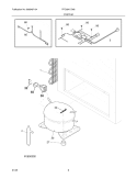 SYSTEM Diagram and Parts List for FFC05K1CW5  Frigidaire Freezer