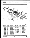 BROILER DRAWER PARTS Diagram and Parts List for 30-2249-00-06  Tappan Range