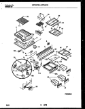 SHELVES AND SUPPORTS Diagram and Parts List for WRT22QRBW0  Frigidaire Refrigerator
