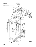 CABINET Diagram and Parts List for MRT15CNEW7  Frigidaire Refrigerator