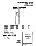COVER Diagram and Parts List for FRS20ZRGB8  Frigidaire Refrigerator
