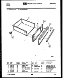 DRAWER PARTS Diagram and Parts List for 30TESKWED-23-03  Tappan Range