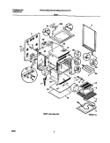 BODY Diagram and Parts List for FEF377CFBC  Frigidaire Range