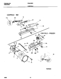 CONTROLS Diagram and Parts List for FRS20WRHW5  Frigidaire Refrigerator