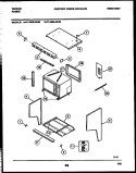 UPPER BODY PARTS Diagram and Parts List for 77-4950-00-03  Tappan Range