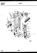 CABINET PARTS Diagram and Parts List for FRS22PRAD0  Frigidaire Refrigerator