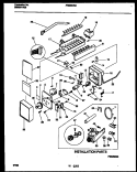 ICE MAKER AND INSTALLATION PARTS Diagram and Parts List for FRS22VSAD0  Frigidaire Refrigerator