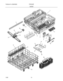 Part Location Diagram of 5304452605 Frigidaire Wash Arm,upper ,gray