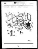BODY PARTS Diagram and Parts List for 37-1118-66-01  Tappan Range