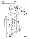 CABINET Diagram and Parts List for WRT16NRHW1  Frigidaire Refrigerator