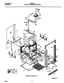 LOWER OVEN Diagram and Parts List for FEB755CESH  Frigidaire Wall Oven