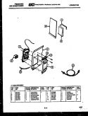 ELECTRICAL PARTS Diagram and Parts List for AR24NS8E1  Frigidaire Air Conditioner