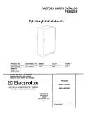 COVER Diagram and Parts List for MFU14M2GW3  Frigidaire Freezer