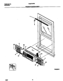 WINDOW MOUNTING PARTS Diagram and Parts List for FAB067W7B2  Frigidaire Air Conditioner
