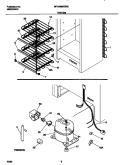 SYSTEM Diagram and Parts List for MFU09M2GW2  Frigidaire Freezer
