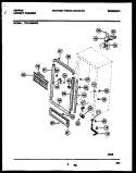 CABINET PARTS Diagram and Parts List for TFU17M6AW0  Tappan Freezer
