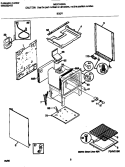 BODY Diagram and Parts List for MGF316WGSD  Frigidaire Range