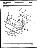 CONSOLE AND CONTROL PARTS Diagram and Parts List for LA450AXD1  Frigidaire Washer