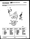 ELECTRICAL PARTS Diagram and Parts List for AC082N7A1  Frigidaire Air Conditioner