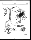 SYSTEM AND AUTOMATIC DEFROST PARTS Diagram and Parts List for FPES19TRW0  Frigidaire Refrigerator