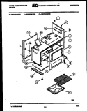 BODY PARTS Diagram and Parts List for PGF300HXW3  Frigidaire Range