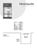 COVER Diagram and Parts List for FGB24L2ECD  Frigidaire Wall Oven