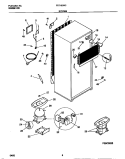 SYSTEM Diagram and Parts List for FRT15CRCD2  Frigidaire Refrigerator