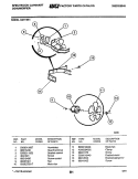 FAN Diagram and Parts List for CDH13E1  Frigidaire Dehumidifier