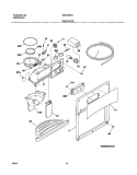 DISPENSER Diagram and Parts List for GRS23R4CW2  Gibson Refrigerator