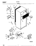 SYSTEM Diagram and Parts List for MRT21GNED0  Frigidaire Refrigerator