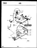 BURNER PARTS Diagram and Parts List for 30-4952-00-01  Tappan Range