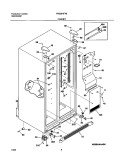 CABINET Diagram and Parts List for FRS26HF7BQ4  Frigidaire Refrigerator