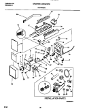 I.M. COMPONENTS & INSTALL. PARTS Diagram and Parts List for GRS22WRBW1  Gibson Refrigerator