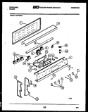 Part Location Diagram of 5303272434 Frigidaire PANEL-CONTROL