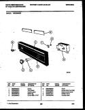 Part Location Diagram of 154051506 Frigidaire CONTROL PANEL