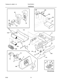 CONTROLS Diagram and Parts List for E23CS75DSS1  Electrolux Refrigerator