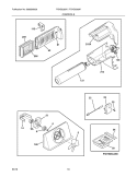 CONTROLS Diagram and Parts List for FGHS2355KE4  Frigidaire Refrigerator