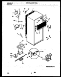 SYSTEM AND AUTOMATIC DEFROST PARTS Diagram and Parts List for WRT17CGAD0  Frigidaire Refrigerator