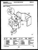 ELECTRICAL PARTS Diagram and Parts List for KAC084P7A3  Kelvinator Air Conditioner