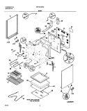 BODY Diagram and Parts List for FEF361AWD  Frigidaire Range