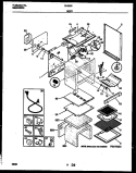 BODY PARTS Diagram and Parts List for 30-3863-00-01  Tappan Range