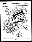 CHEST FREEZER PARTS Diagram and Parts List for CF20DL6  Frigidaire Freezer
