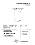 COVER Diagram and Parts List for FFU14FC6CW1  Frigidaire Freezer