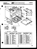 BODY PARTS Diagram and Parts List for MC1330E  Frigidaire Microwave
