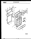 Part Location Diagram of 5303290367 Frigidaire HANDLE-DOOR