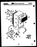 SYSTEM AND AUTOMATIC DEFROST PARTS Diagram and Parts List for TPK160BN4D  Kelvinator Refrigerator