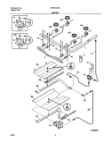 BURNER Diagram and Parts List for TGF351AWA  Tappan Range