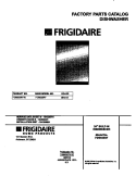 COVER Diagram and Parts List for FDB835RFT0  Frigidaire Dishwasher