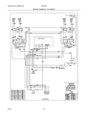 WIRING DIAGRAM Diagram and Parts List for FEF336BCG  Frigidaire Range