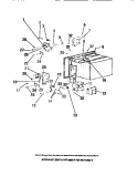 DOOR INTERLOCK SWITCHES, MAGNETRON, Diagram and Parts List for MCT1550C0  Frigidaire Microwave